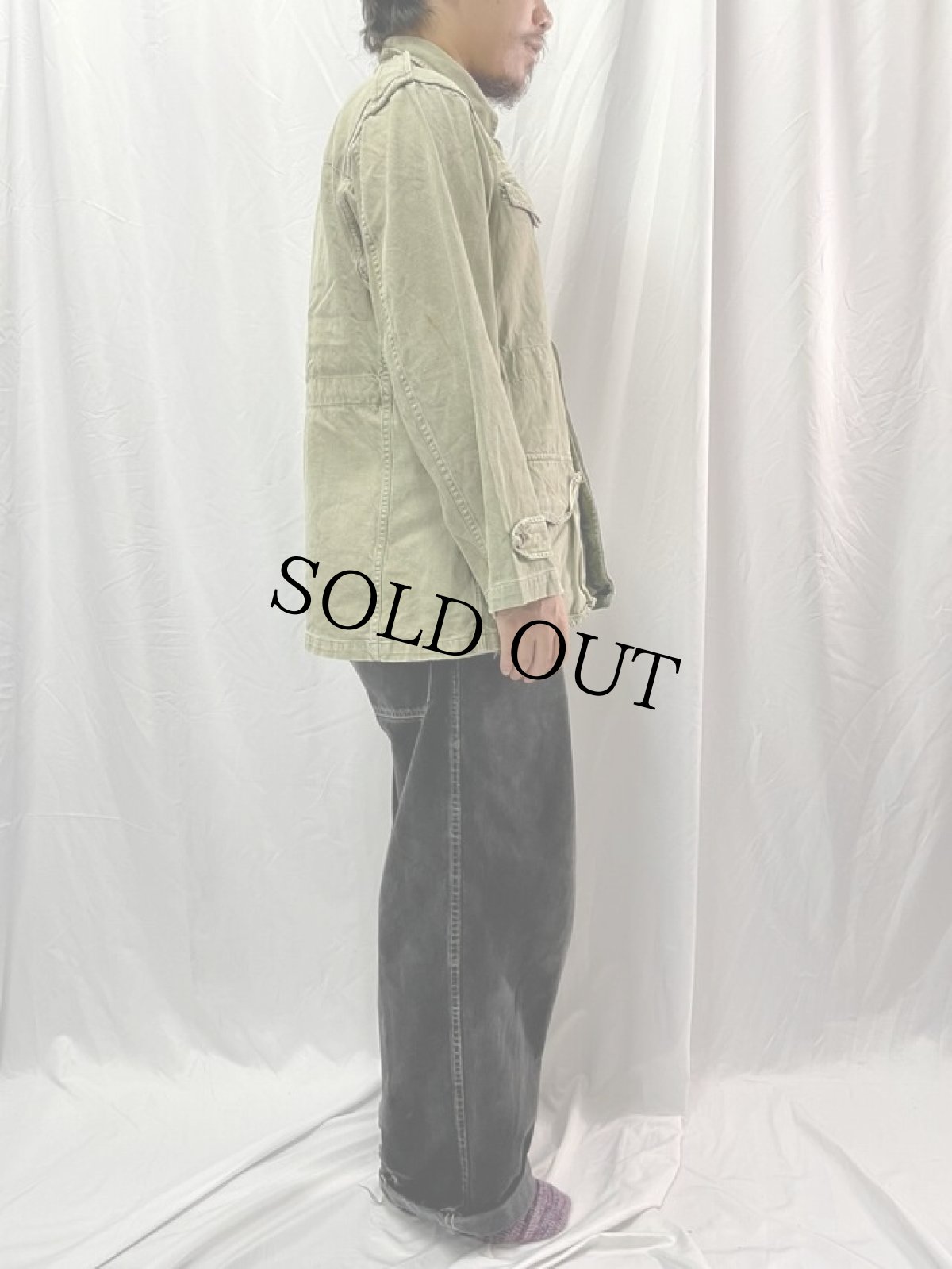 画像3: 50's French Army M-47 フィールドジャケット 前期 SIZE 46 (3)