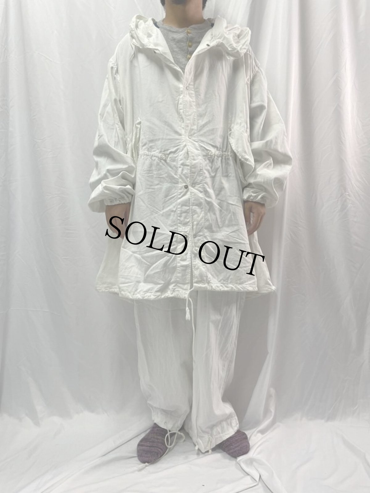 画像2: 50's U.S.ARMY M-1950 PARKA, FIELD, OVERWHITE S (2)