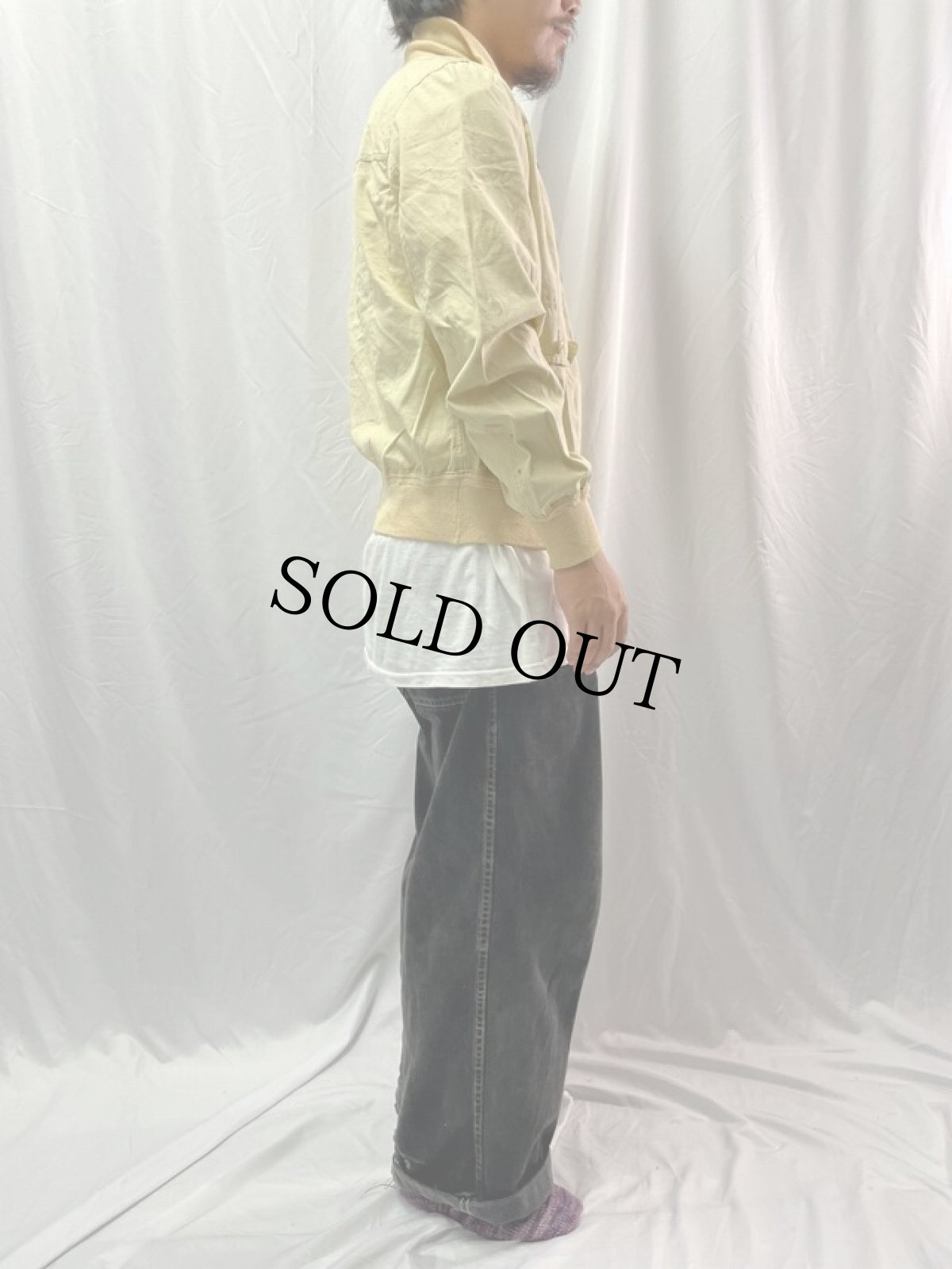 画像3: VINTAGE Schiatti&Co ITALY製 MILITARY TYPE コットンジャケット (3)