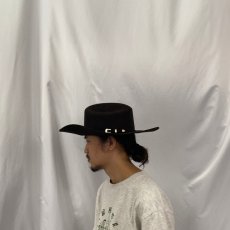 画像2: STETSON USA製 オープンロード ウールハット BROWN 7 1/2 (2)