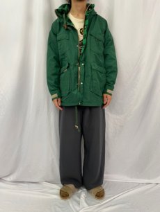 画像2: 80's L.L.Bean USA製 裏地ネル ナイロンジャケット XL (2)