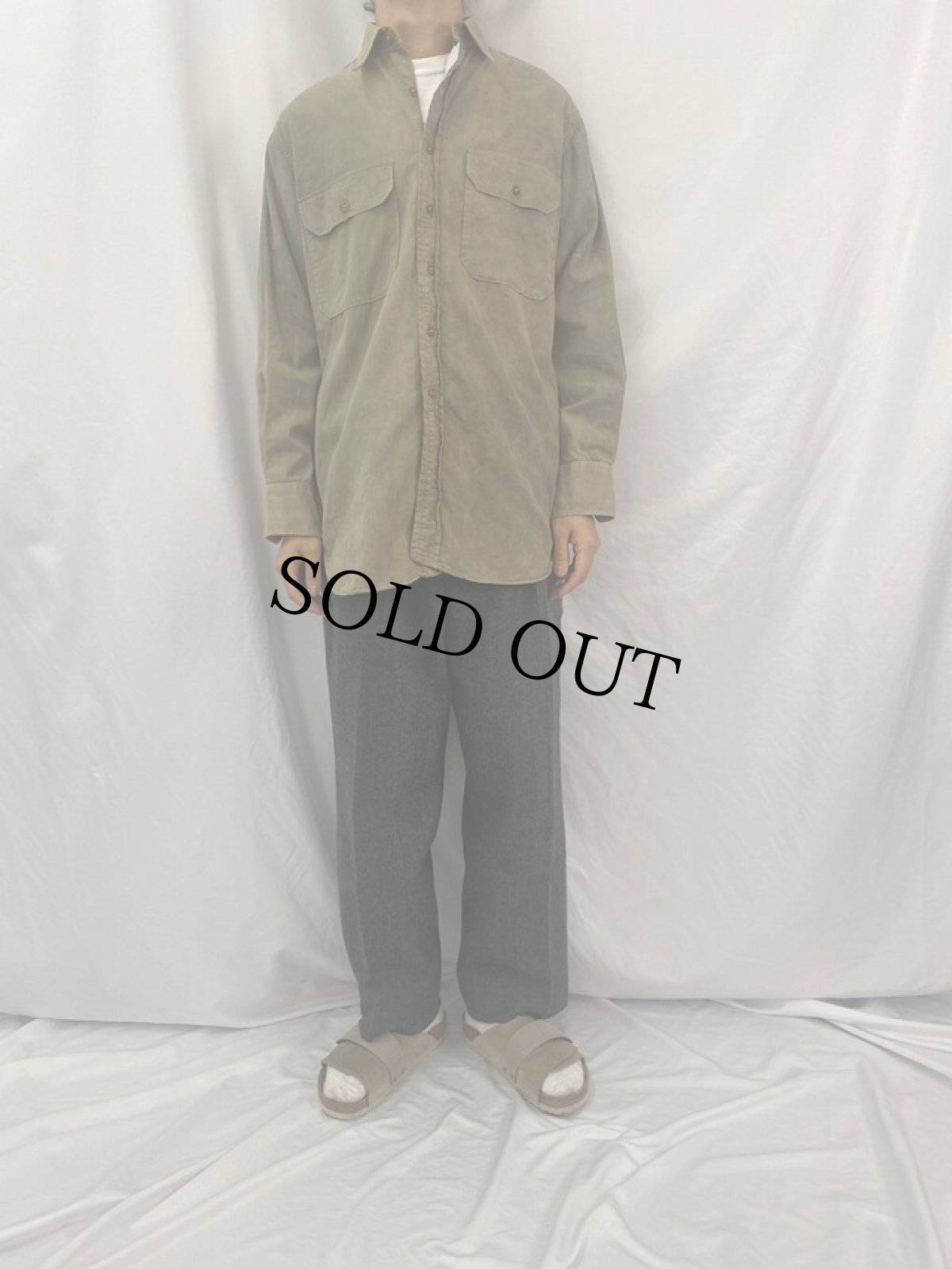 画像2: VINTAGE USDB HBTワークシャツ (2)