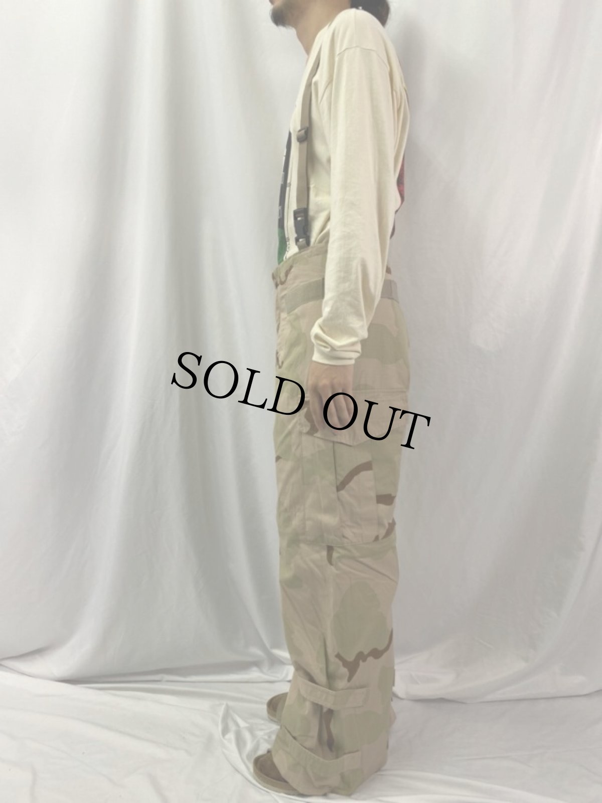 画像3: U.S.ARMY 3Cデザートカモ リップストップ ケミカルプロテクティブパンツ SMALL SHORT (3)