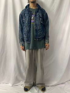 画像2: 80's〜90's Levi's USA製 デニムブルゾン L (2)