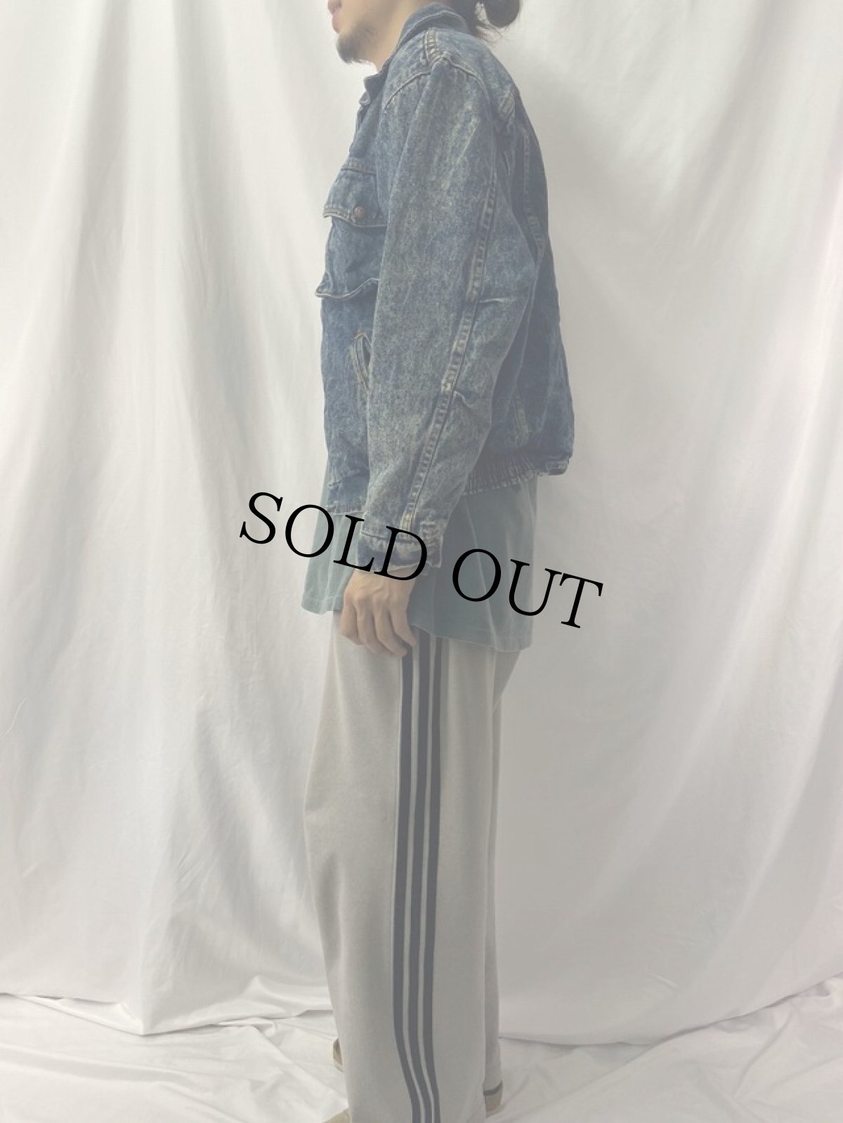 画像3: 80's〜90's Levi's USA製 デニムブルゾン L (3)