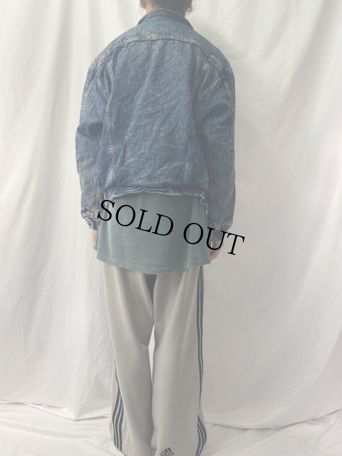 画像4: 80's〜90's Levi's USA製 デニムブルゾン L (4)