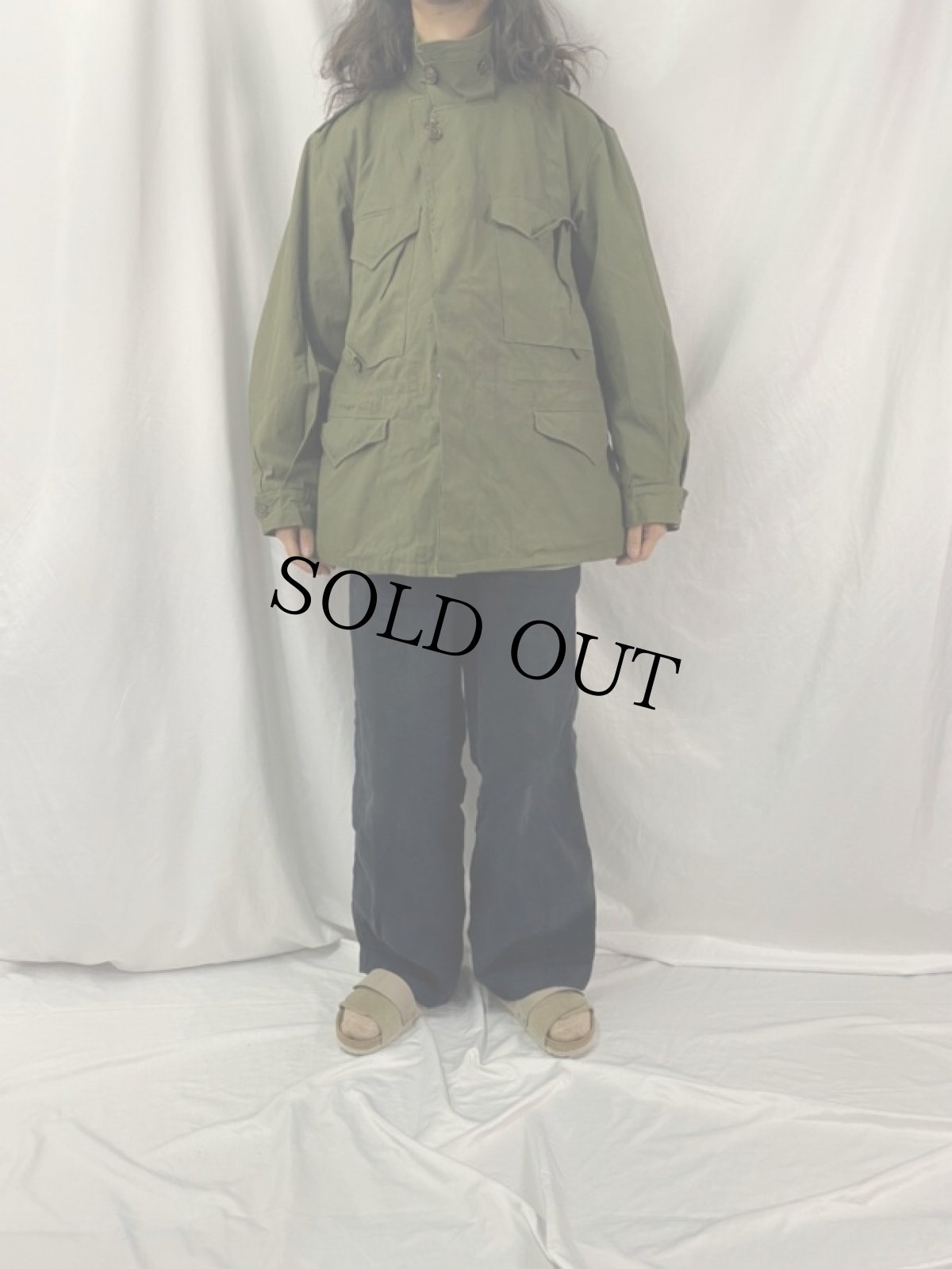 画像2: 50's U.S.ARMY M-1950 フィールドジャケット SHORT-LARGE (2)