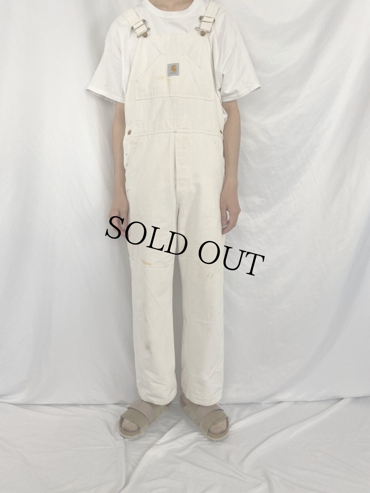 画像2: Carhartt コットンオーバーオール (2)