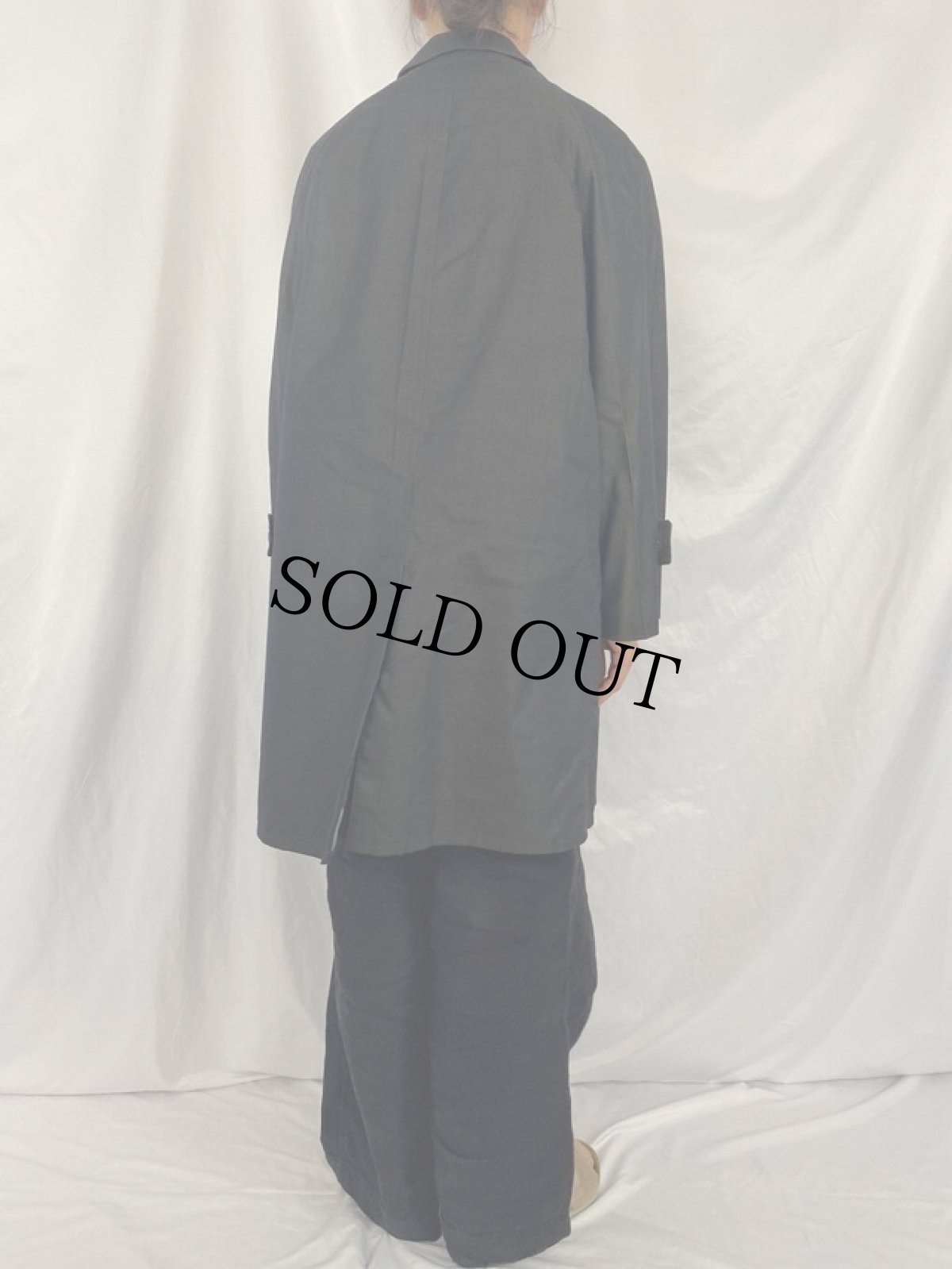 画像4: 70's USA製 チェック柄 ライナー付きステンカラーコート (4)