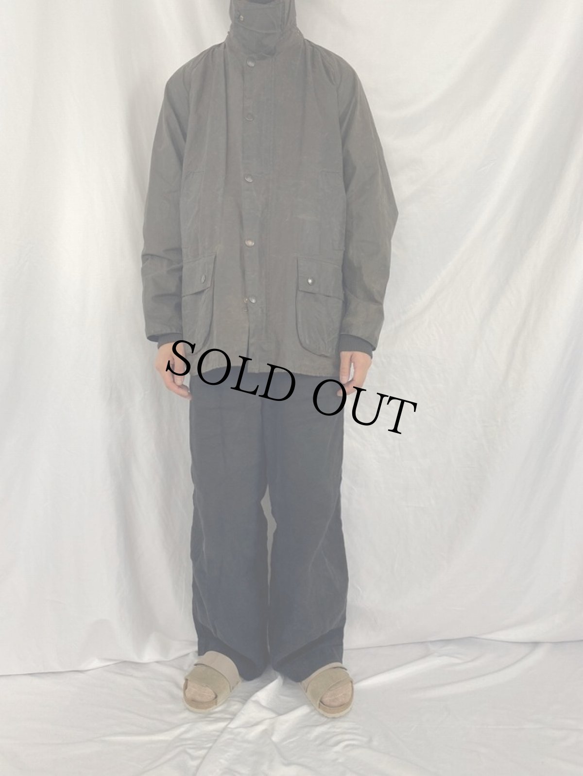画像2: 90's Barbour ENGLAND製 "BEDALE" 3ワラント 46 (2)
