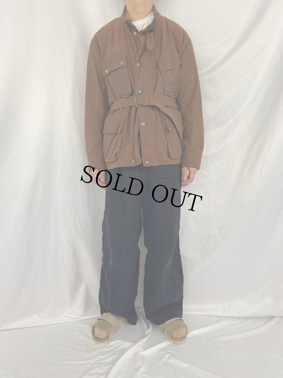 画像2: 2000's Belstaff ENGLAND製 "TRIALMASTER" オイルドジャケット XL (2)