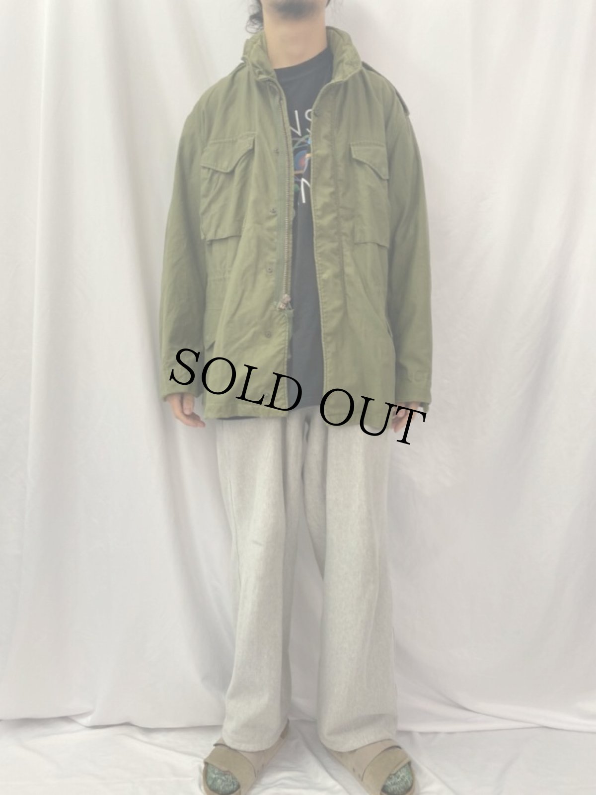 画像2: 70's U.S.ARMY M-65 フィールドジャケット 2nd〜3rd移行期 LARGE REGULAR (2)
