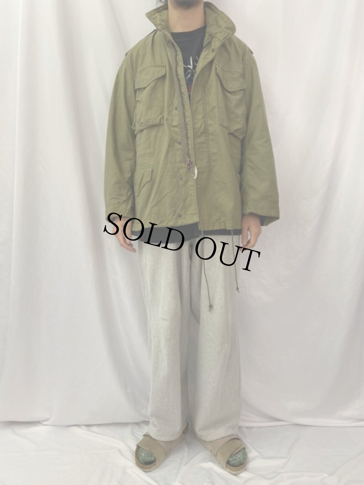 画像2: 70's U.S.ARMY M-65 フィールドジャケット 3rd MEDIUM SHORT (2)