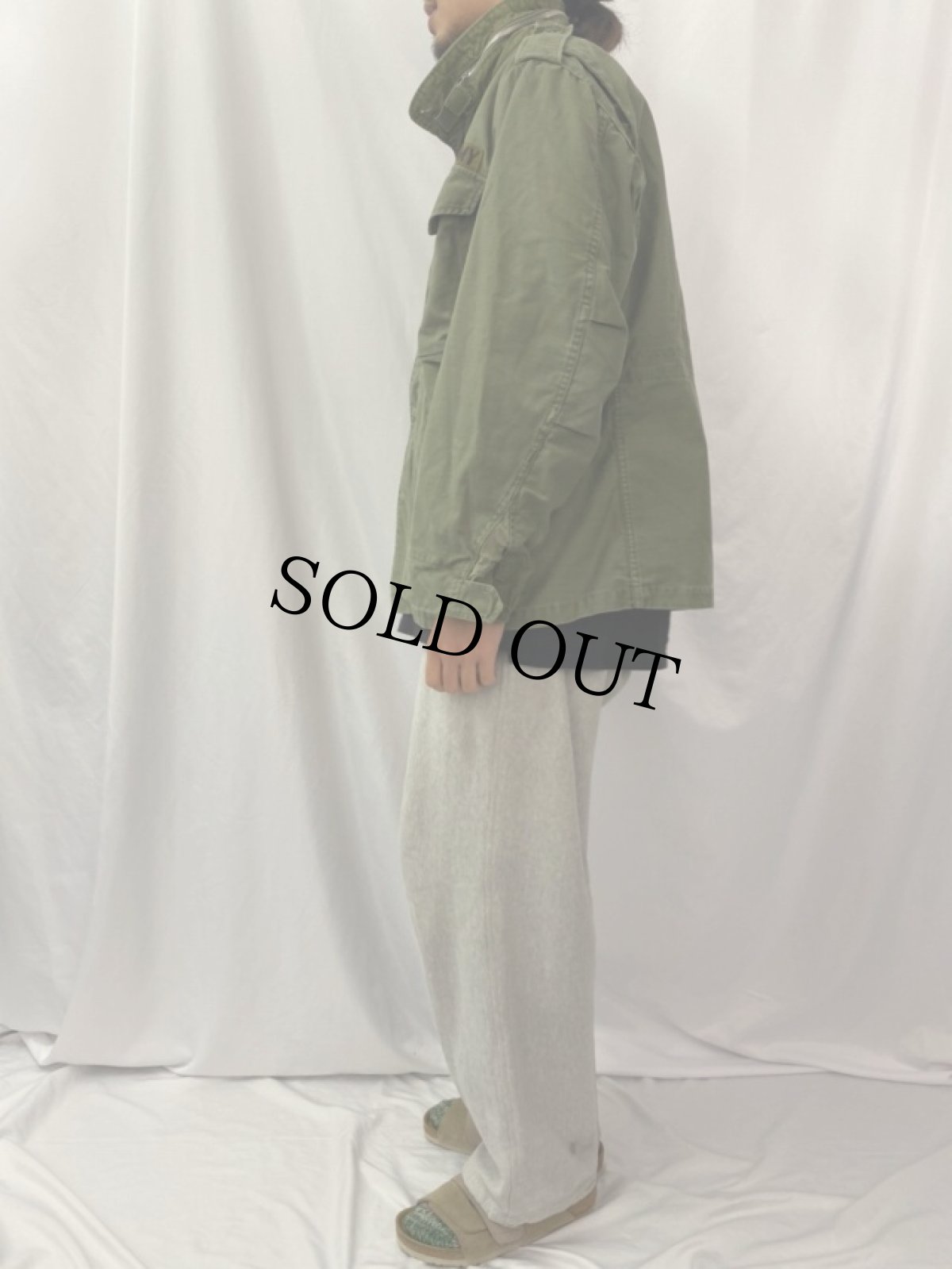 画像3: 60's U.S.ARMY M-65 フィールドジャケット 2nd MEDIUM SHORT (3)