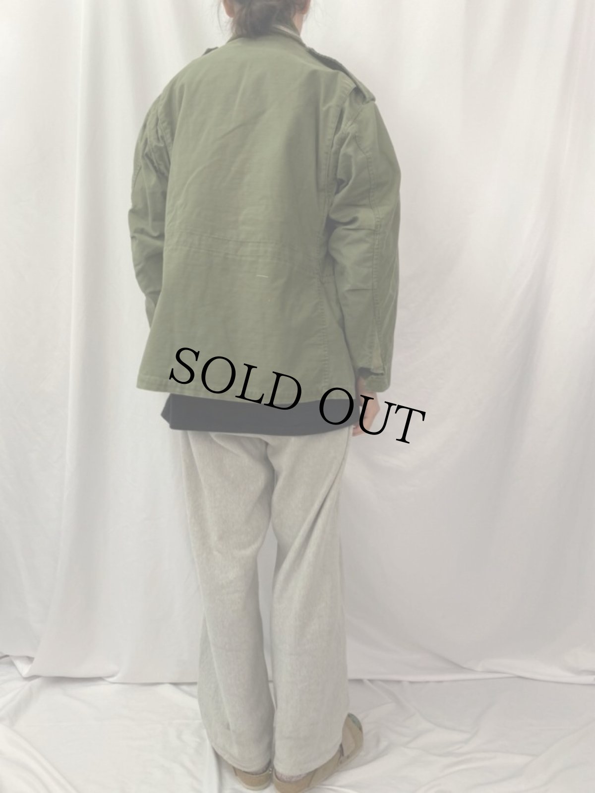 画像4: 60's U.S.ARMY M-65 フィールドジャケット 2nd MEDIUM SHORT (4)