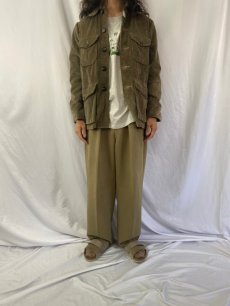 画像2: 50's Woolrich ブランケット付き コーデュロイハンティングジャケット 36 (2)