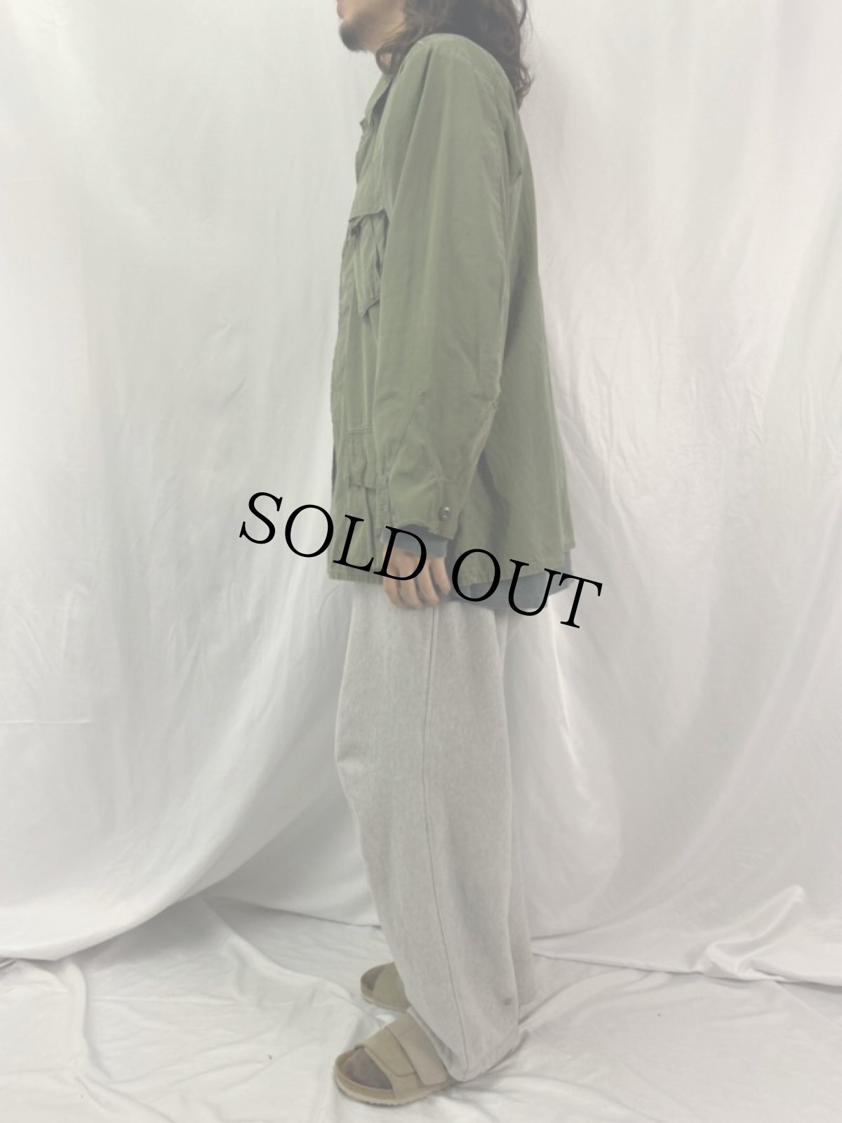 画像3: 60's U.S.ARMY ジャングルファティーグジャケット 3rd (3)