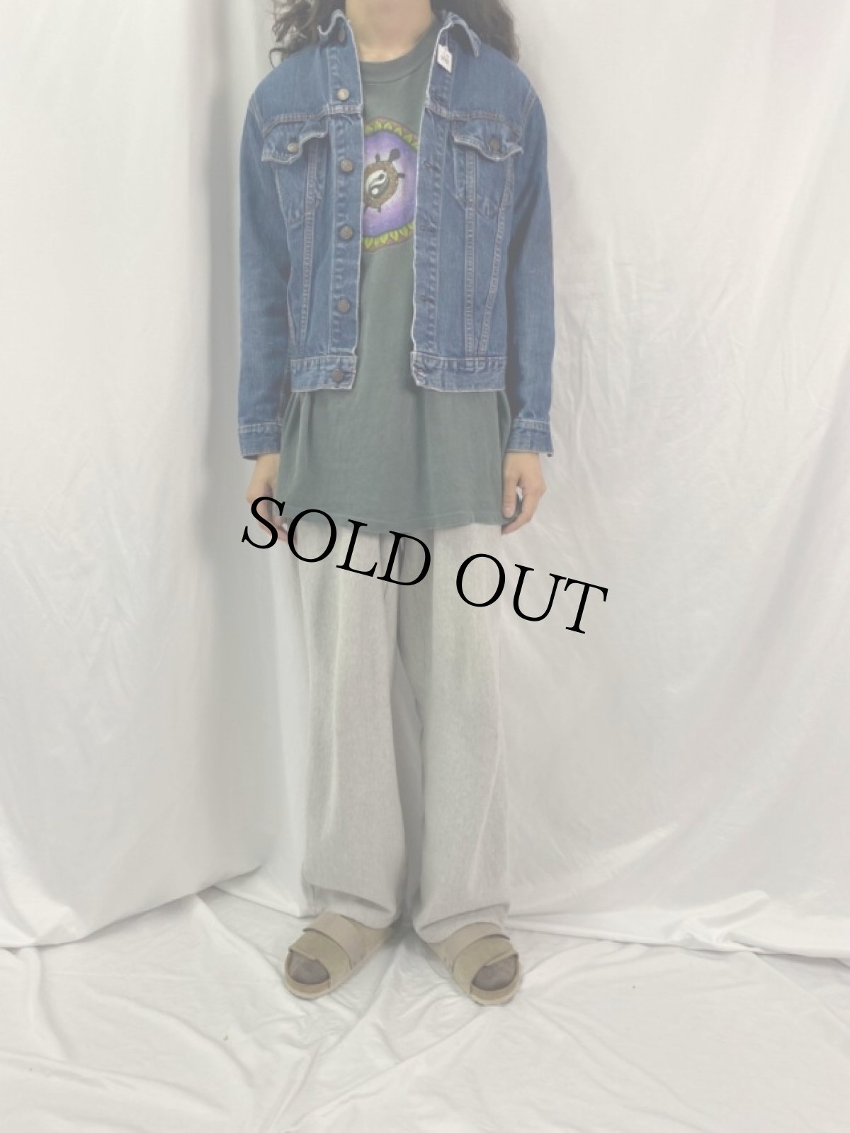 画像2: 60's LEVI'S 70505 BIGE デニムジャケット (2)