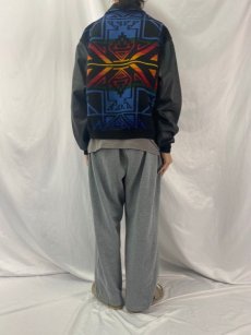 画像4: 90's PENDLETON レザー切り替えジャケット  (4)