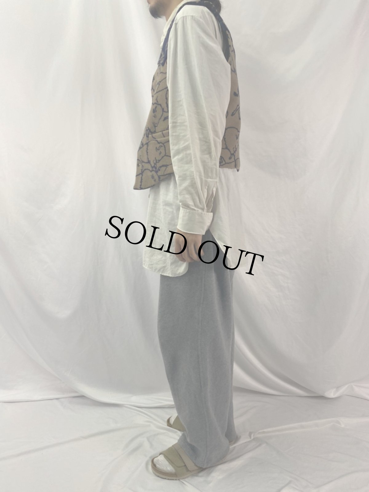 画像3: 90's PENDLETON USA製 バイソン柄 ウエスタンベスト 38 (3)