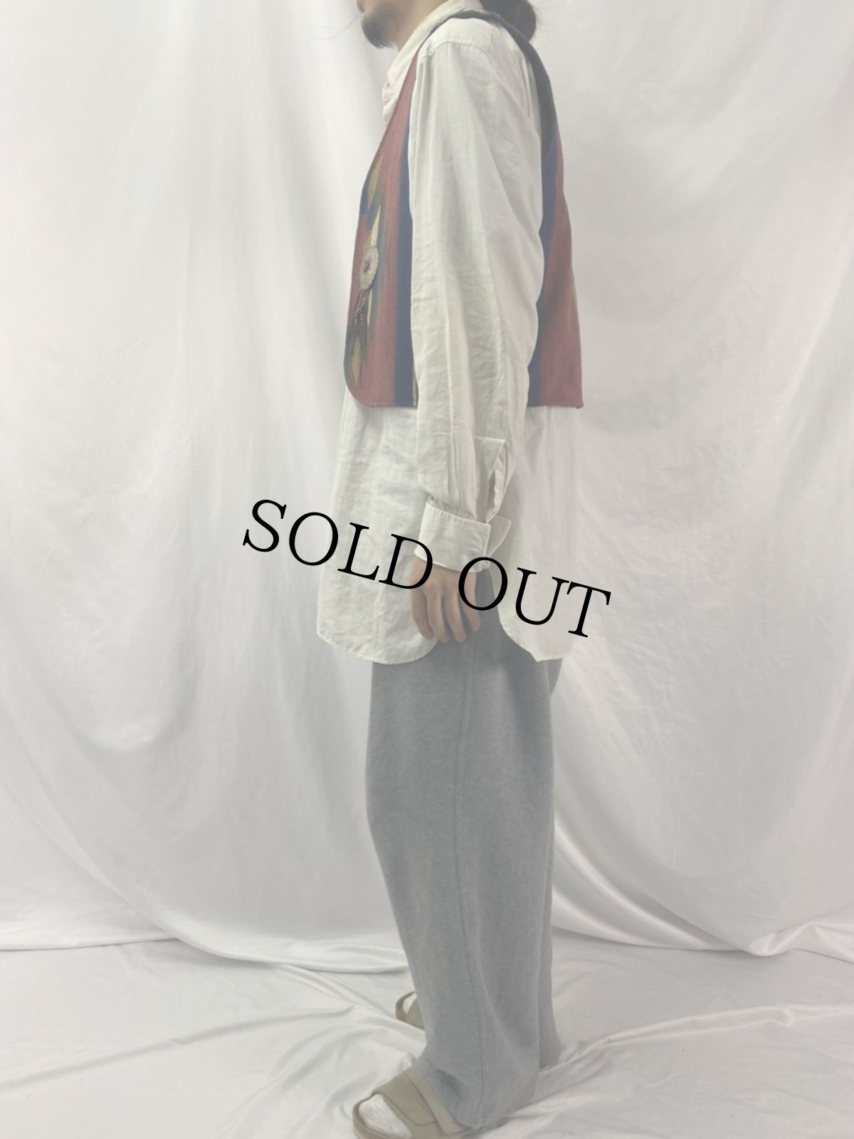 画像3: コンチョボタン付き チマヨベスト (3)