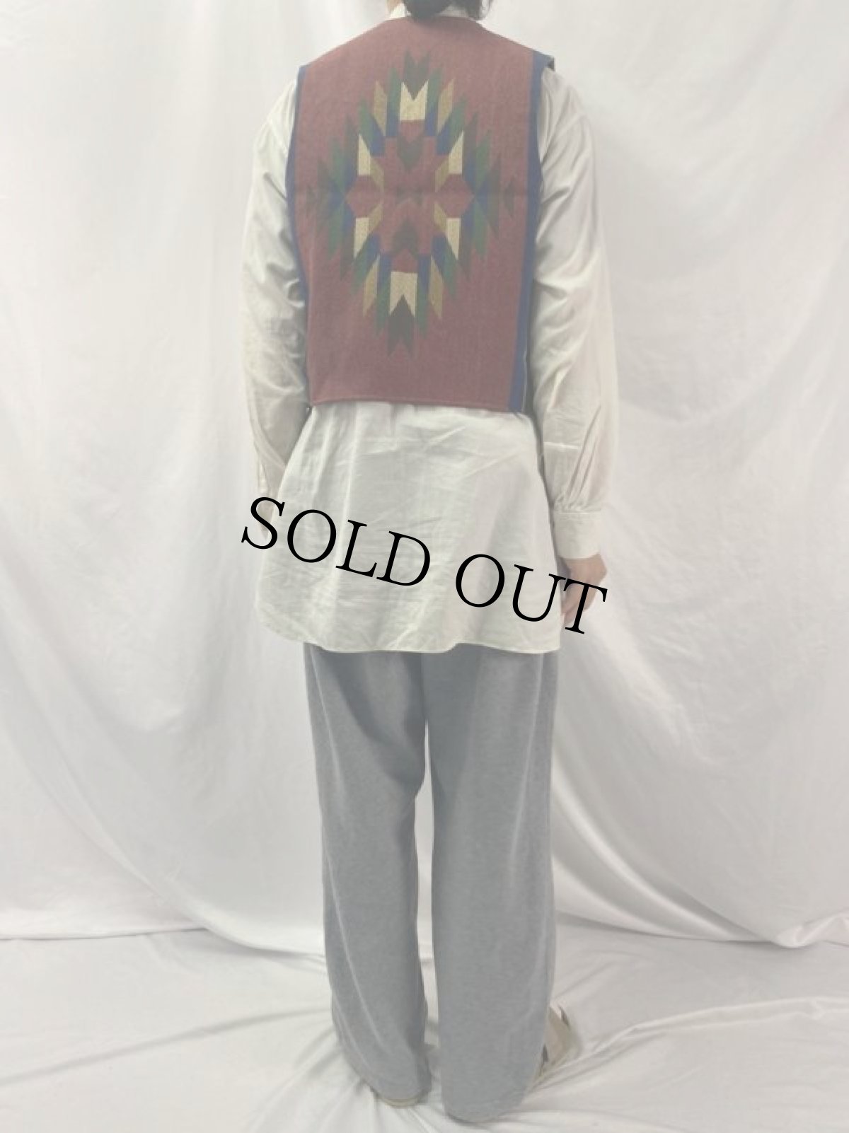 画像4: コンチョボタン付き チマヨベスト (4)