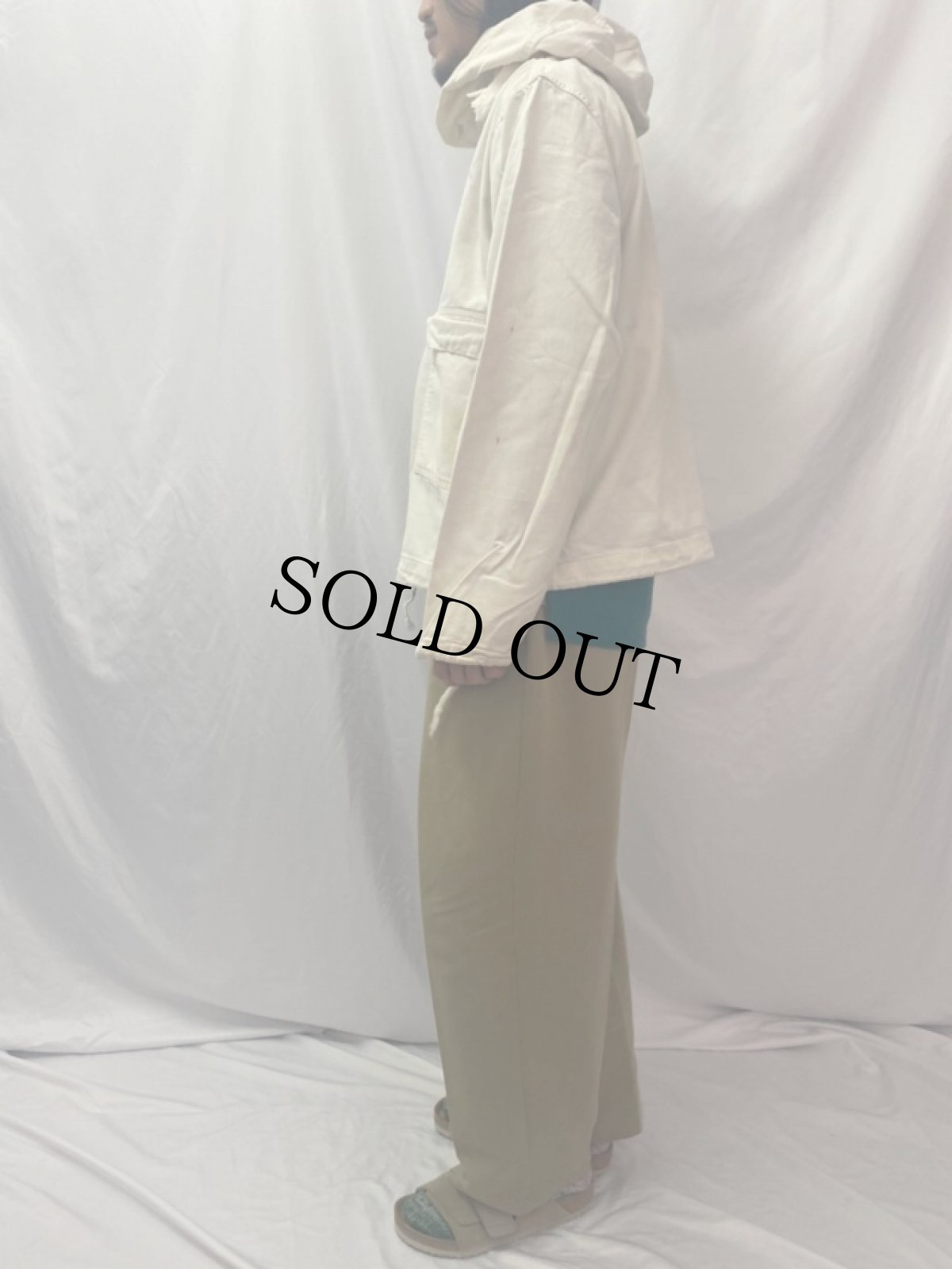 画像3: 40's U.S.NAVY サルベージパーカ M (3)