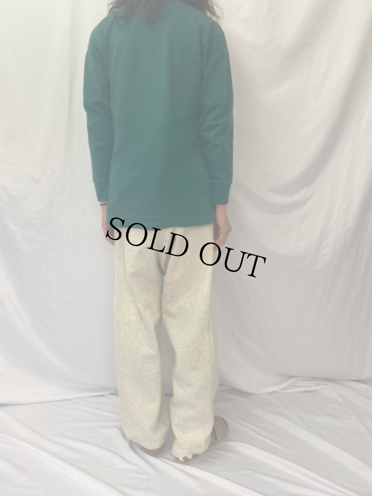 画像4: 40's U.S.NAVY ダブルニー スウェットパンツ L (4)