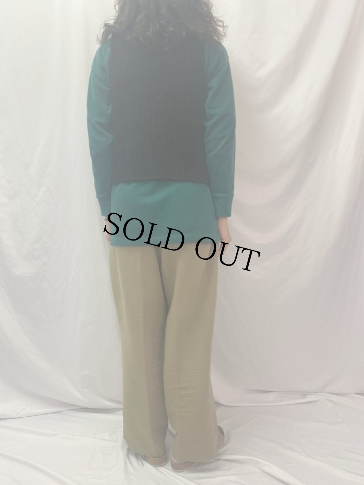 画像4: ホルスタイン柄 ハラコ×ニット切り替えベスト (4)