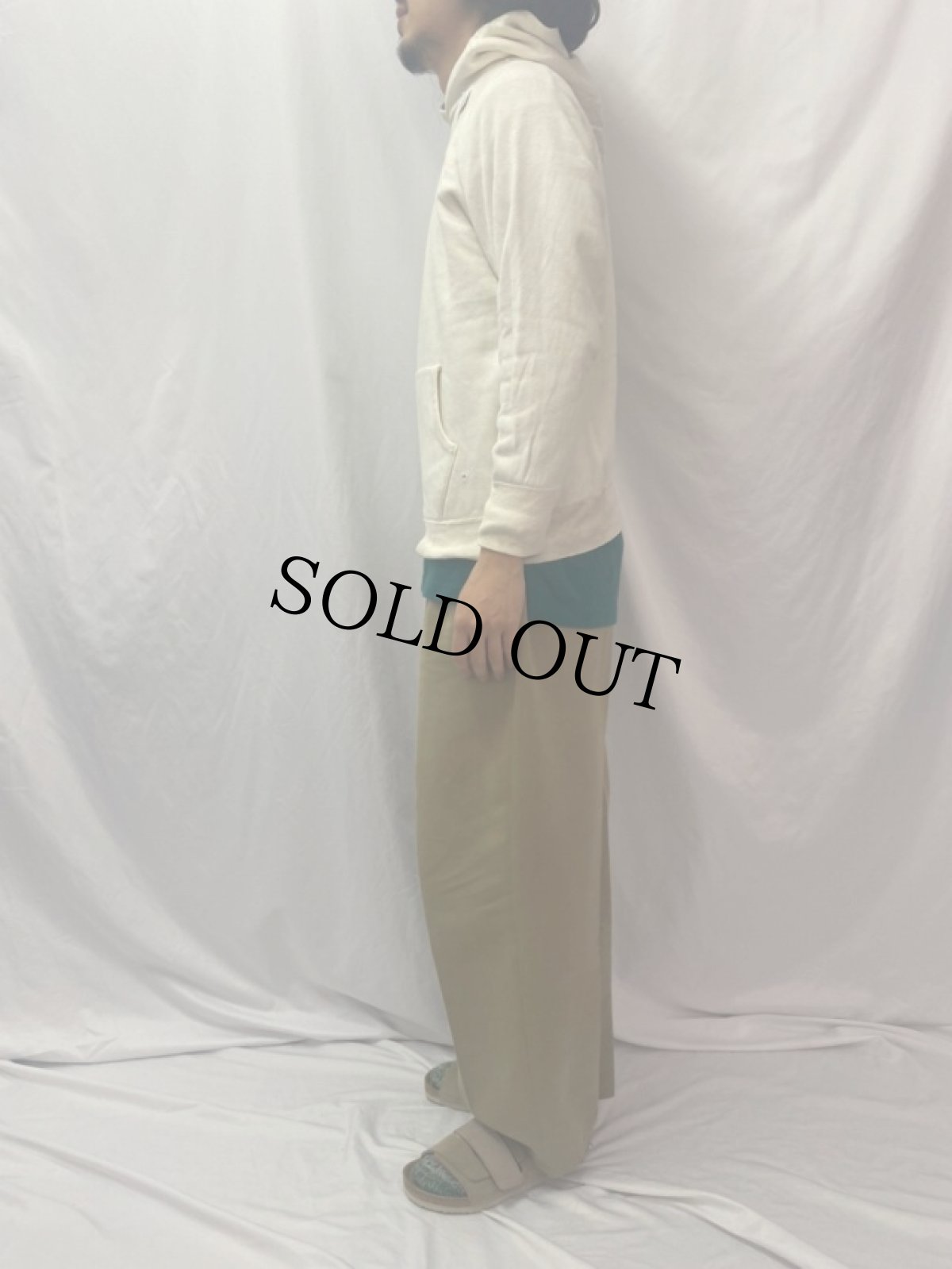 画像3: 60's 無地スウェットフーディ M (3)