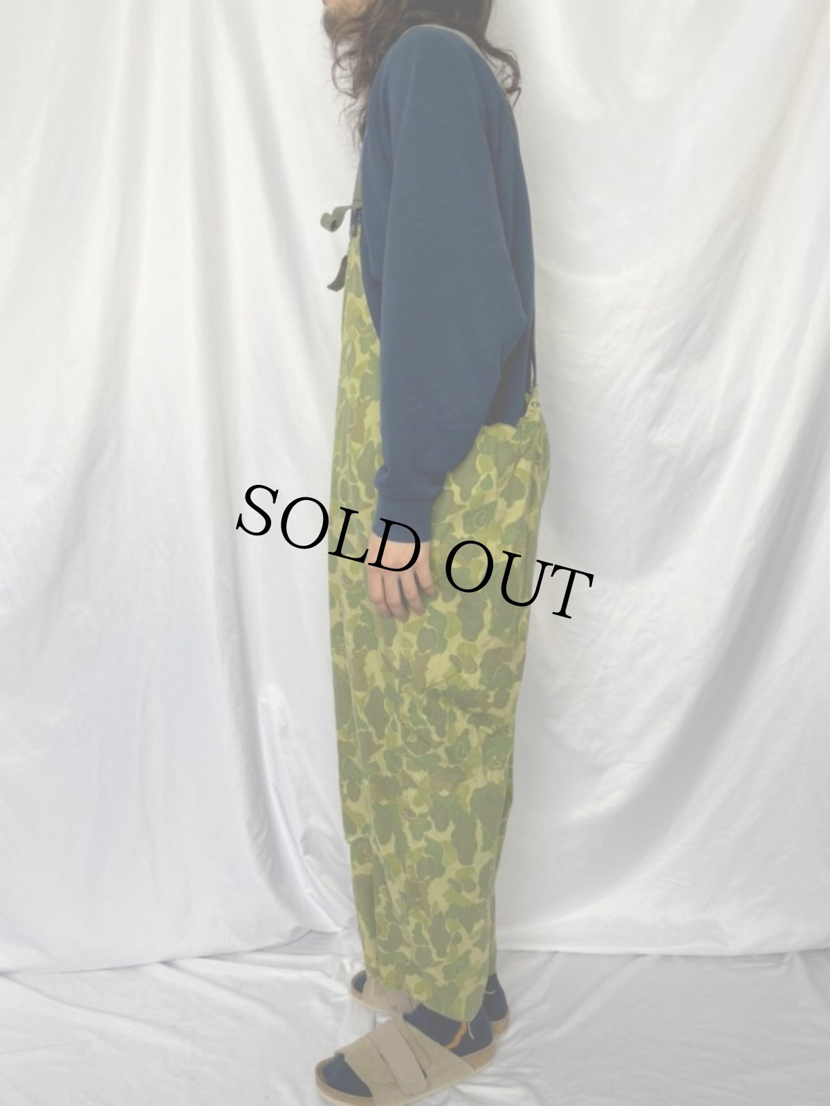 画像3: 50's ローカルメイド ダックハンターカモ HBTオーバーオール (3)