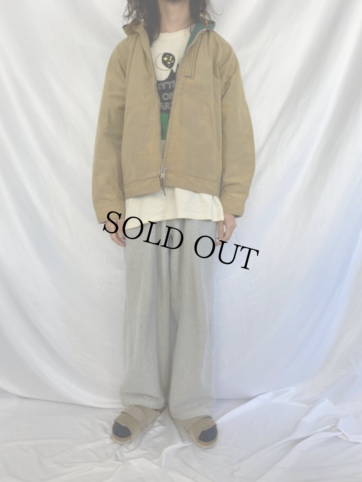 画像2: 70's Woolrich 60/40クロス ショートマウンテンパーカー L (2)