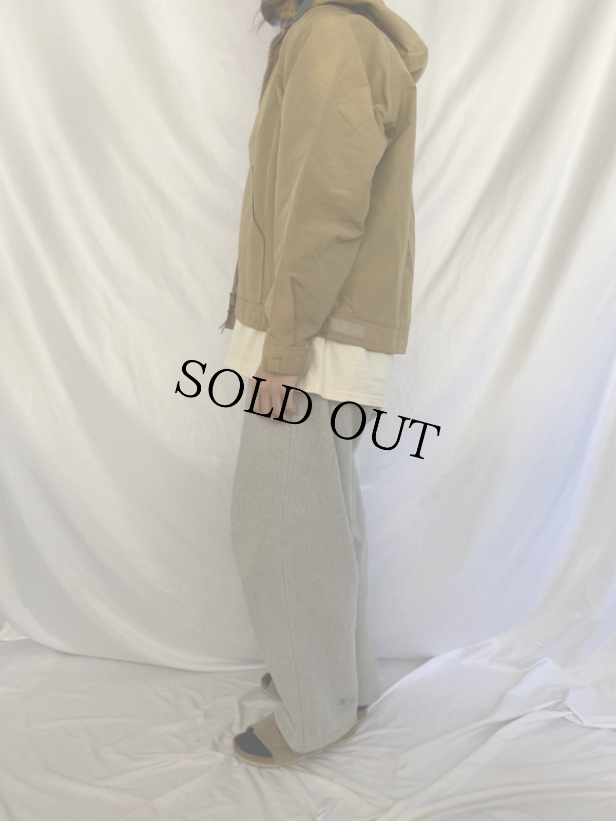 画像3: 70's Woolrich 60/40クロス ショートマウンテンパーカー L (3)