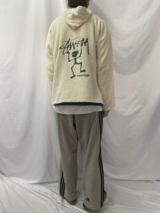 画像4: 90's ブート STUSSY メキシカンパーカー XL (4)