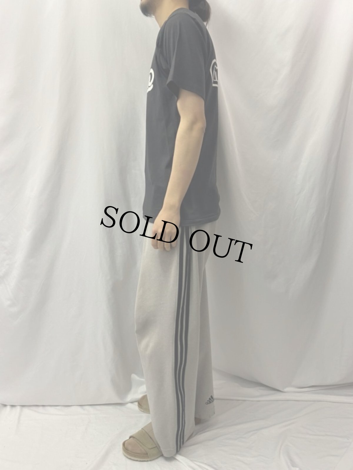 画像3: 90's TRACKER USA製 スケートロゴプリントTシャツ M (3)