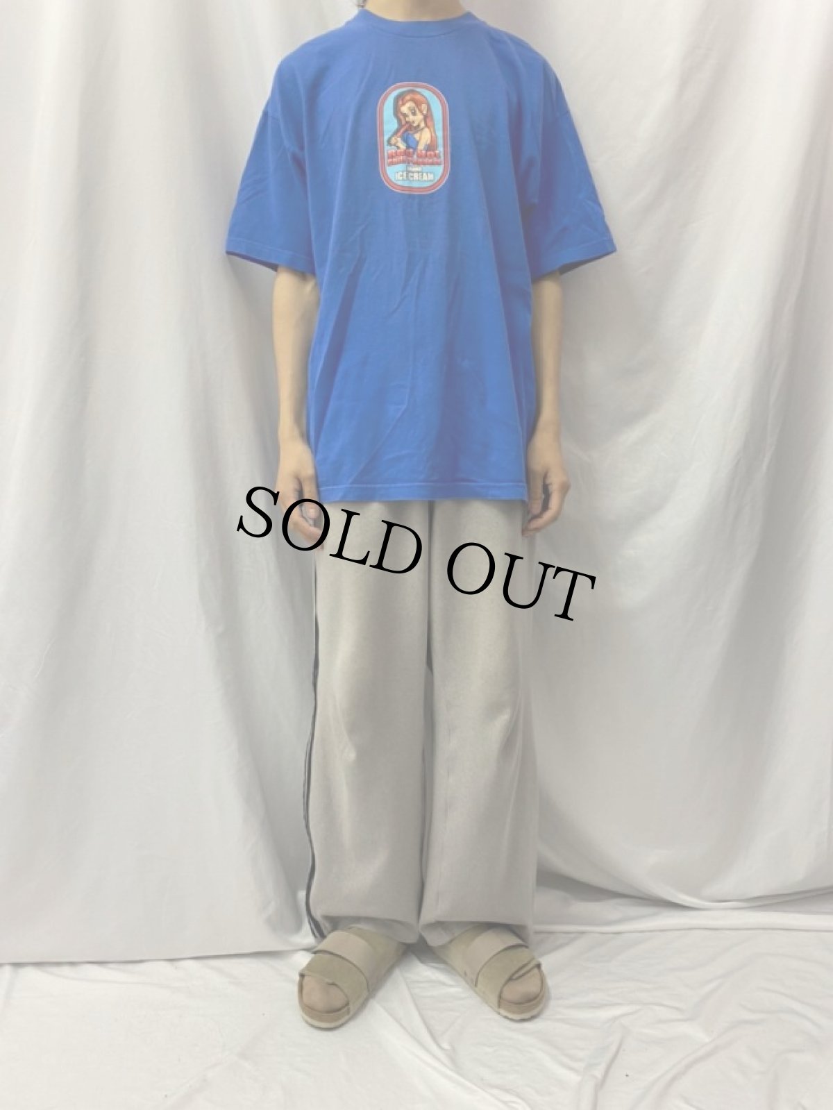 画像2: 90's RED HOT CHILI PEPPERS "ICE CREAM" ロックバンドTシャツ XL (2)