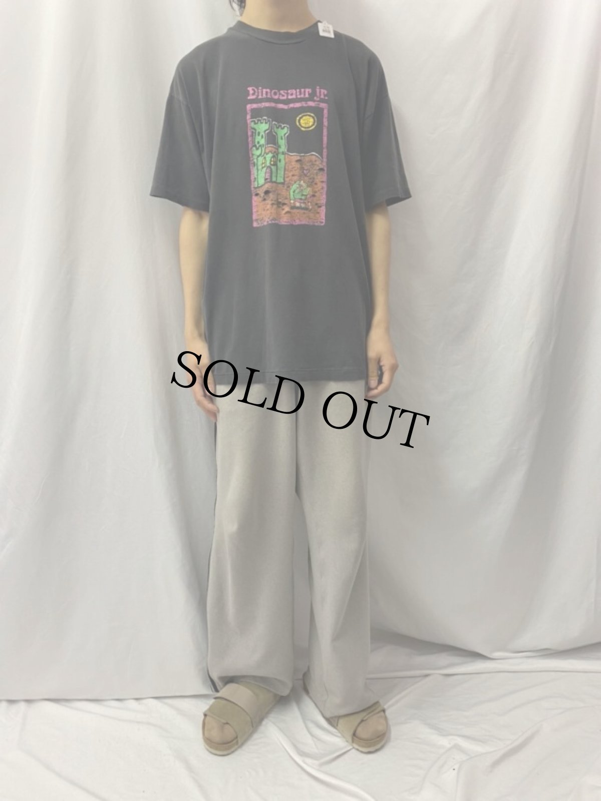 画像2: 90's Dinosaur Jr オルタナティヴ・ロックバンドTシャツ XL (2)