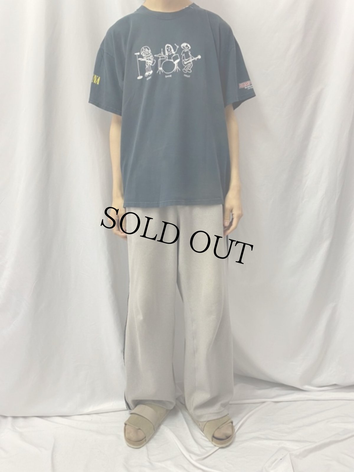 画像2: NIRVANA "KOMP 92・3" ロックバンドTシャツ (2)