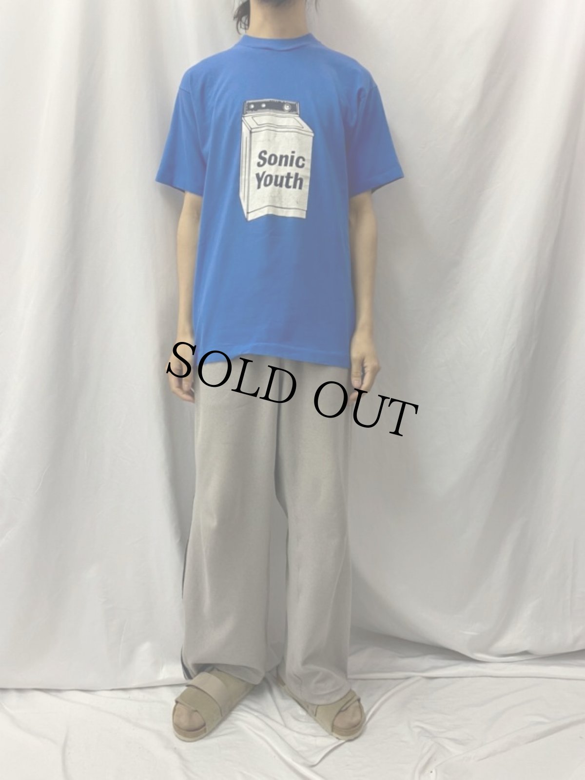 画像2: 90's SONIC YOUTH USA製 "Washing Machine" オルタナティヴ・ロックバンドTシャツ L (2)