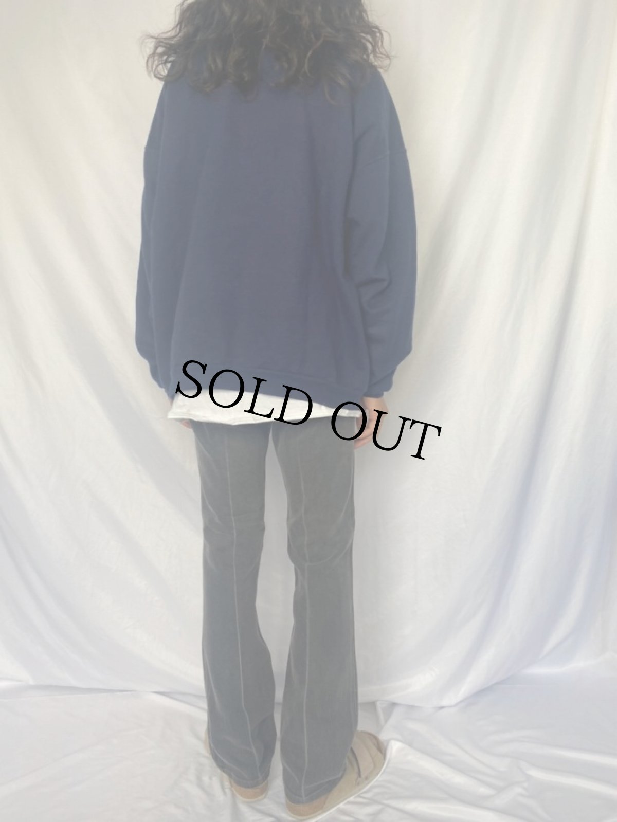 画像4: 90's Levi's 517 USA製 ブーツカット ブラックデニムパンツ W31 (4)