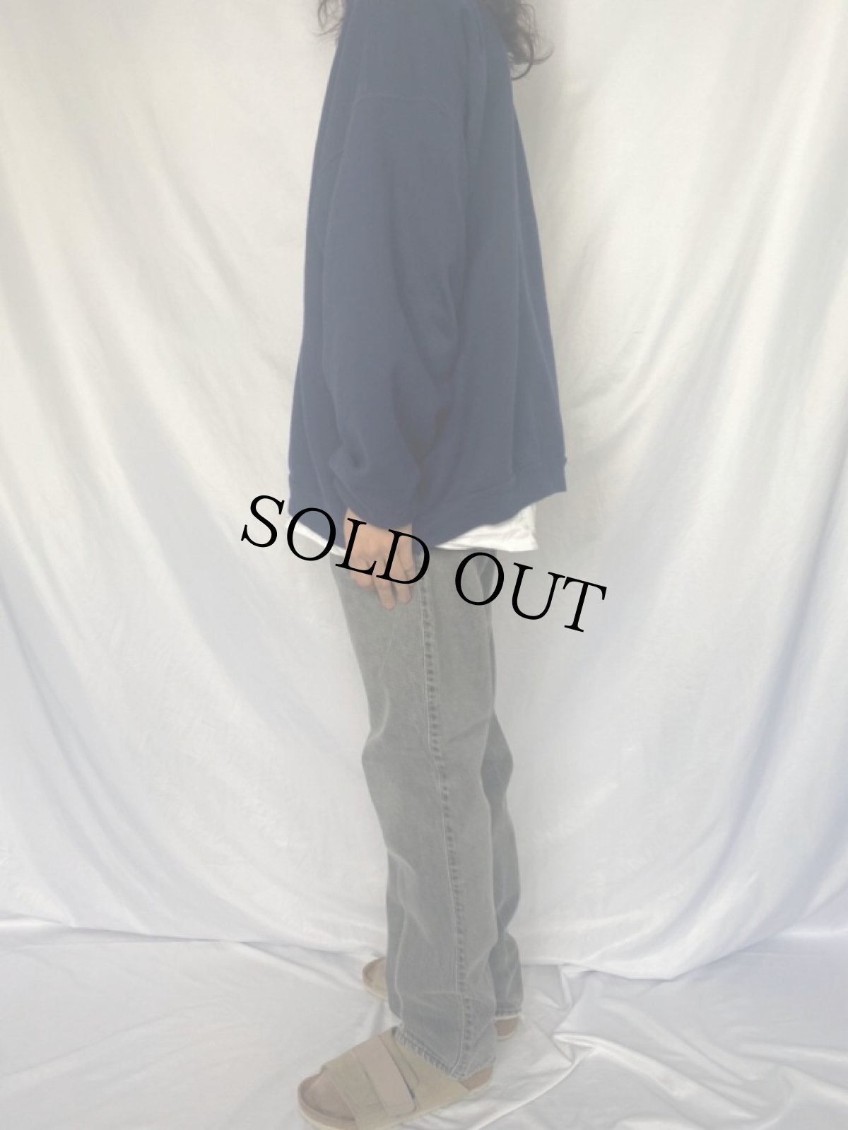 画像3: 90's Levi's 549 TWO HORSE USA製 ”レザータブ" ブラックデニムパンツ W34 (3)