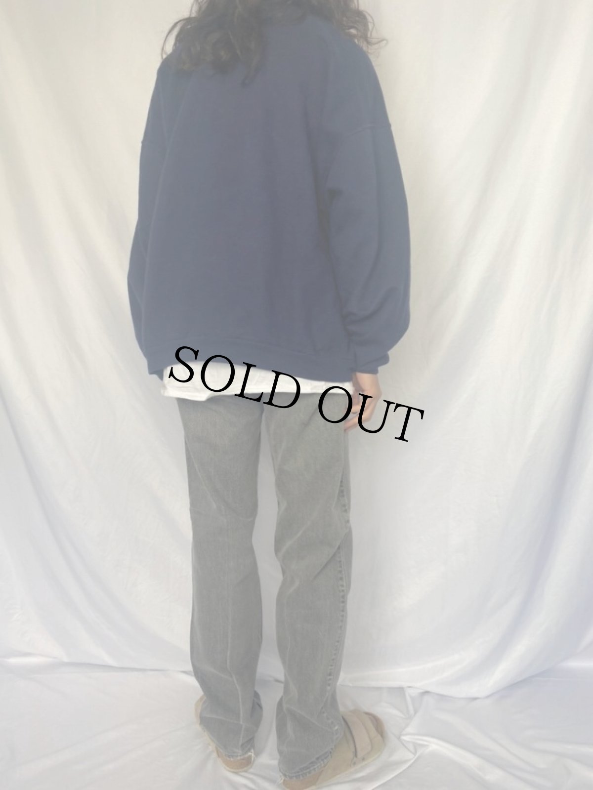 画像4: 90's Levi's 549 TWO HORSE USA製 ”レザータブ" ブラックデニムパンツ W34 (4)