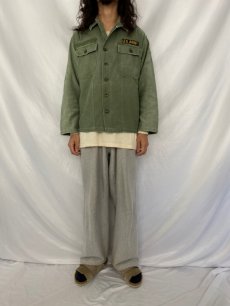 画像2: 50's U.S.ARMY ユーティリティシャツ 1st初期 (2)