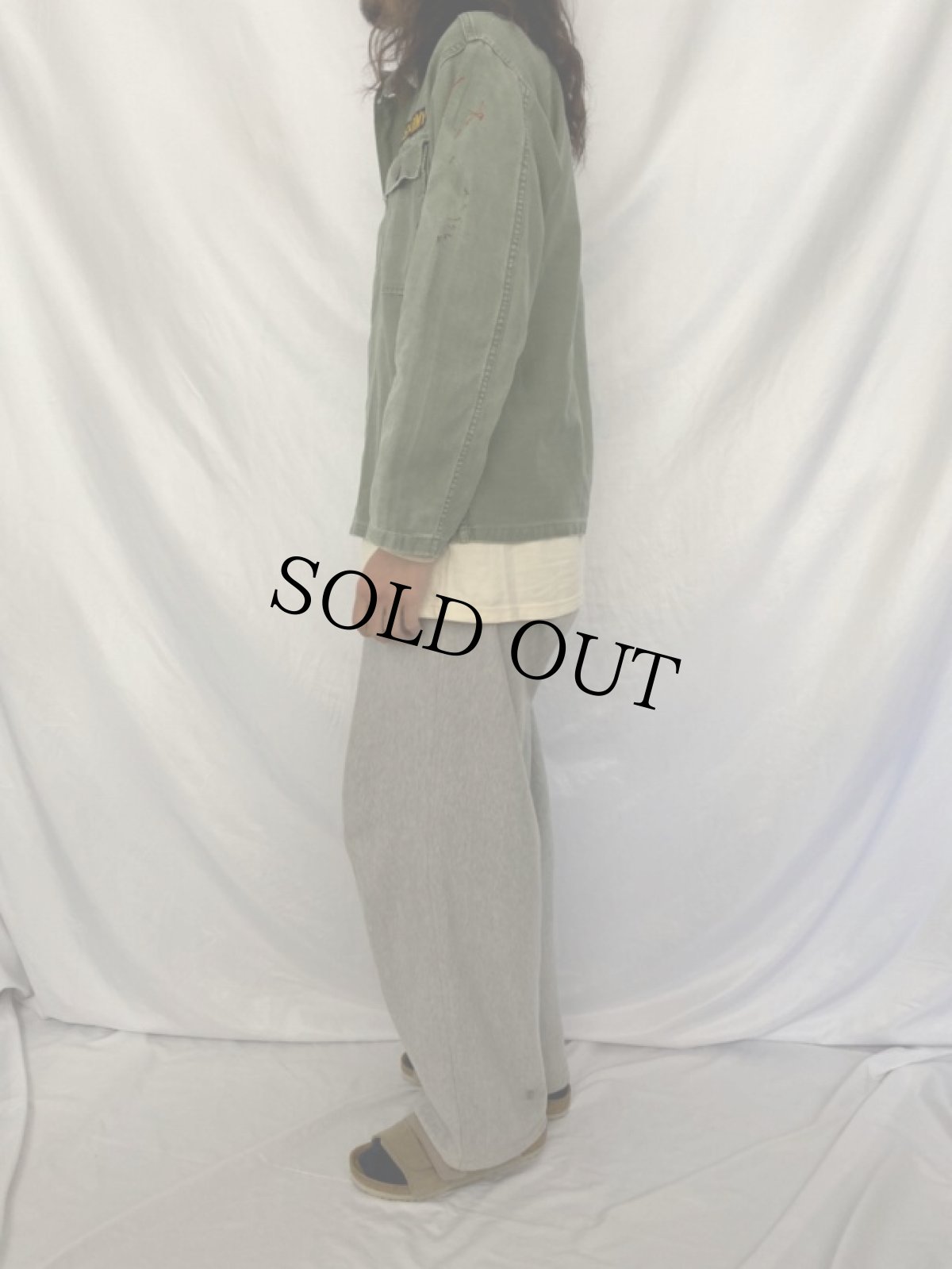 画像3: 50's U.S.ARMY ユーティリティシャツ 1st初期 (3)