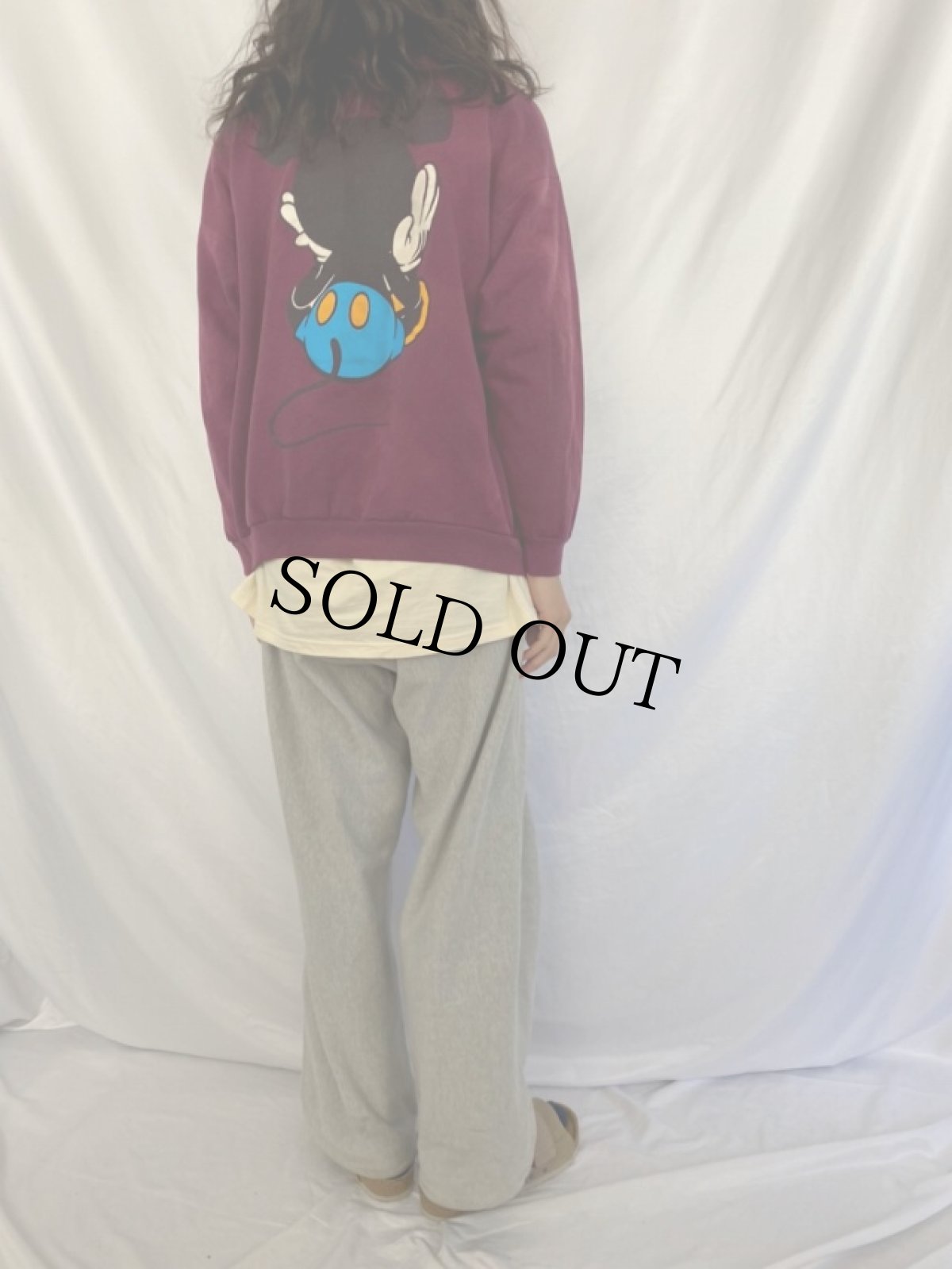 画像5: 90's MICKEY&CO. 青パンミッキー プリントスウェット (5)