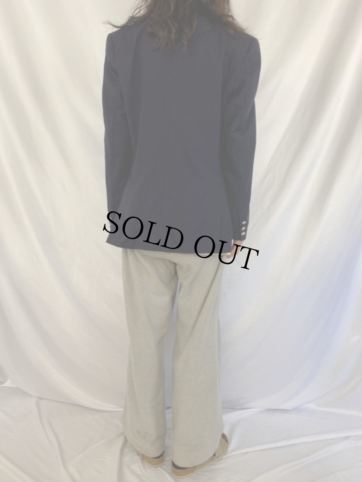 画像4: 80〜90's Burberrys ダブルブレスト ウールテーラードジャケット (4)