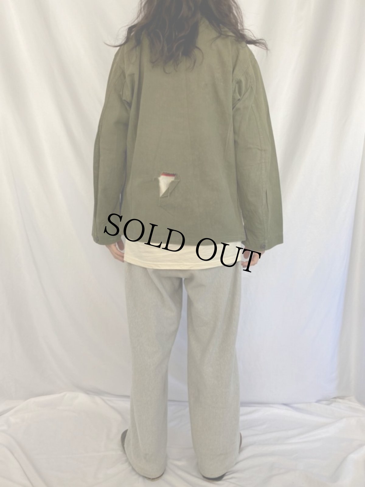 画像4: 40's U.S.ARMY 13スター M-43 HBTジャケット (4)