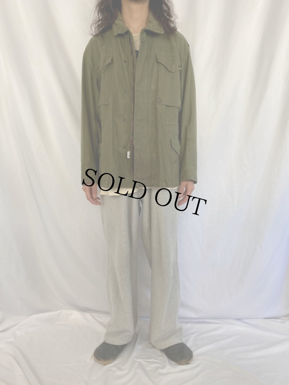 画像2: 70's U.S.ARMY M-65 フィールドジャケット 2nd〜3rd移行期 MEDIUM SHORT (2)