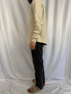 画像3: 90's Levi's 505 USA製 "ブランクタブ" ブラックデニムパンツ W34 (3)