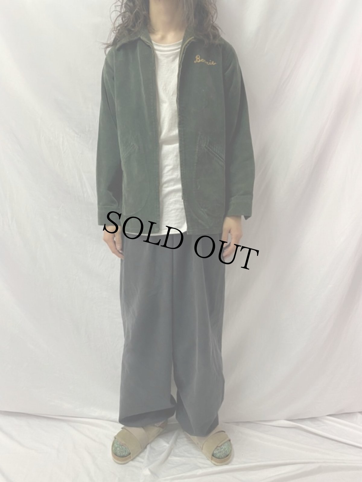 画像2: 60's "MUR-BERN BEAGLES" 刺繍コーデュロイジャケット (2)